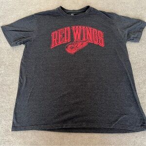 NHL Red Wings Charcoal Tee